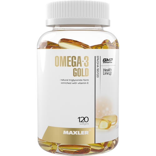 ������ ������ MAXLER Omega-3 Gold ����., 161 �, 120 ��. ����