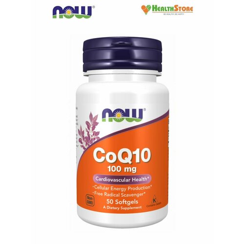 ������ ������ NOW CoQ10 100�� 50 ����������� ������ ��� ������� Q10 100 ��, ��������� Q10 �������� ����
