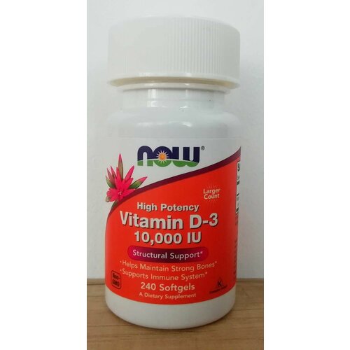 ������ ������ NOW Vitamin D3 10000 IU, 240 ������ ������� �3 10000 ��, 240 ������ ����