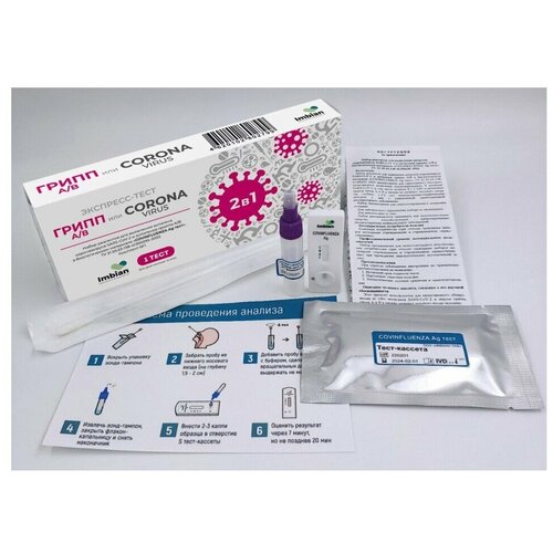������ ������ ��������-���� ��� ��������� �������� ������������ SARS-CoV-2 � ��������� ������ �/� � ������ �� ���������� Covinfluenza Ag ������ ��� ����