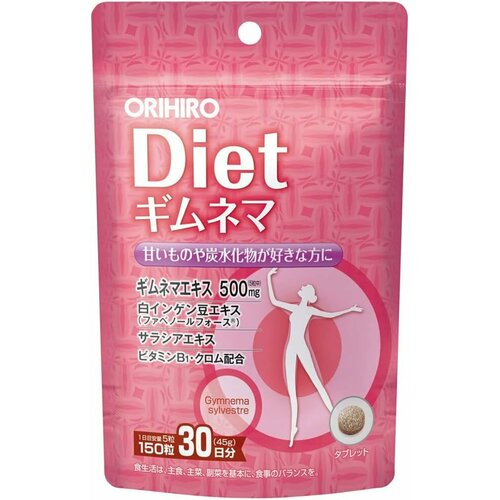 ������ ������ ������������ ���������� Orihiro Gymnema Diet, ��� ���������, ���������� ��������, 150 �� ����