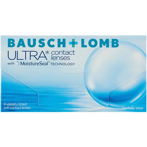 ������ ������ ���������� ����� Bausch & Lomb Ultra, 6 ��., R 8,5, D -6, 1 ��. ����
