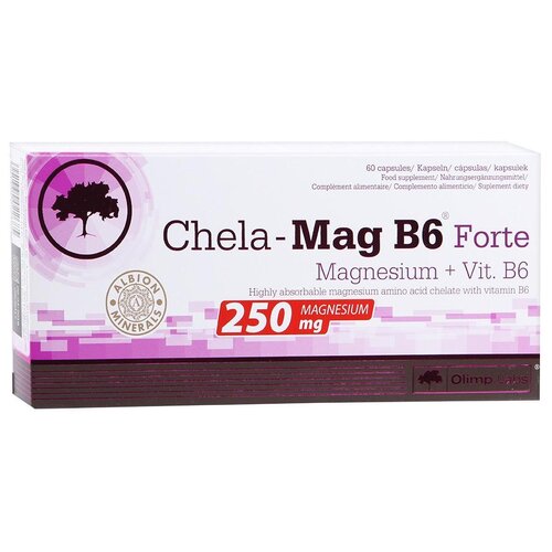 ������ ������ Olimp Labs Chela-Mag B6 Forte ����., 250 ��, 100 �, 60 ��. ����