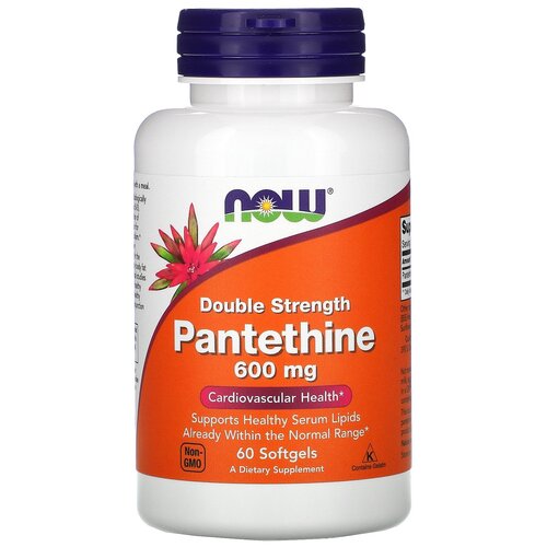 ������ ������ ������� NOW Pantethine Double Strength, 600 ��, 60 ��. ����