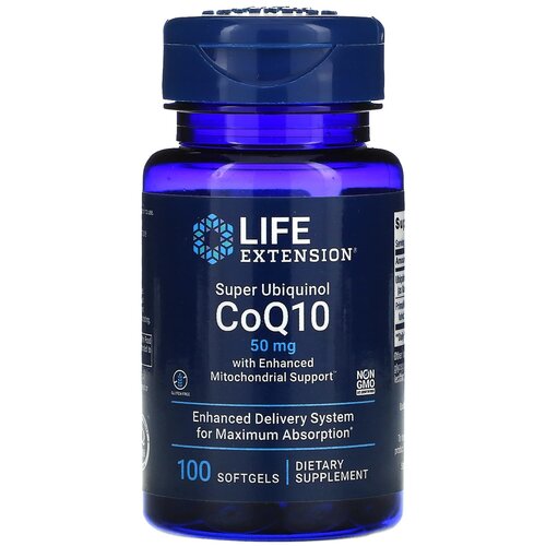 ������ ������ ������� Life Extension Super Ubiquinol CoQ10 with Enhanced Mitochondrial Support, 80 �, 50 ��, 100 ��. ����