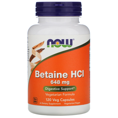 ������ ������ ������� NOW Betaine HCl, 100 �, 120 ��. ����