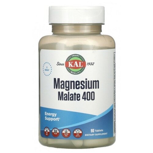 ������ ������ �������� KAL Magnesium Malate, 212 �, 400 ��, 90 ��. ����
