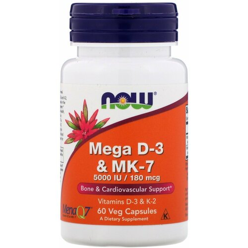 ������ ������ D-3 + K-2 MK-7 NOW, �������� �-3 5000 �� + �-2 ��-7 180 ��� - 60 ������ ����