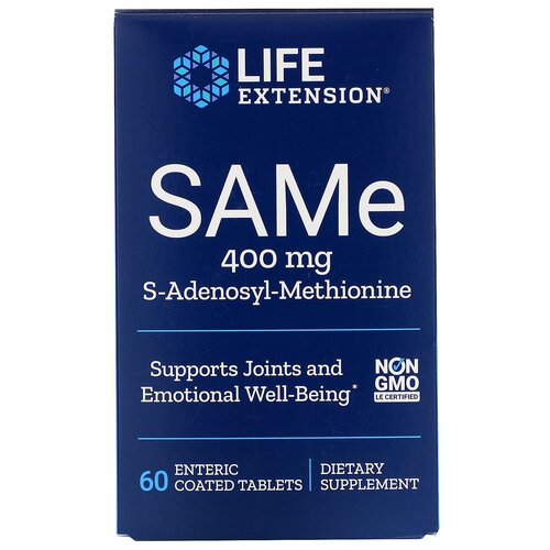 ������ ������ �������� Life Extension SAMe, 100 �, 400 ��, 60 ��. ����