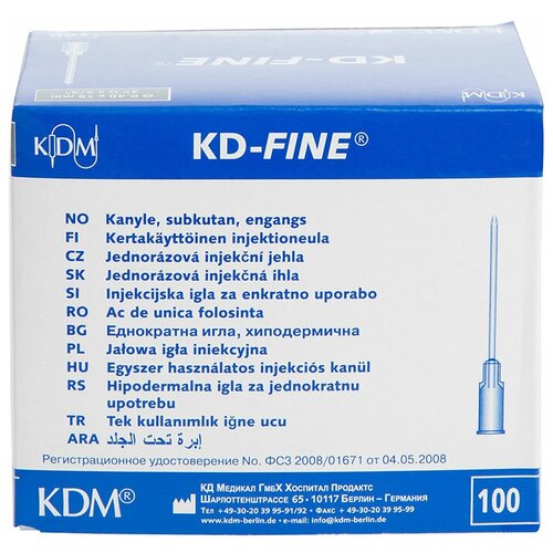 ������ ������ ���� ������������ KDM KD-Fine, 12 �� x 0.3 ��, ������: 30G, 100 ��. ����