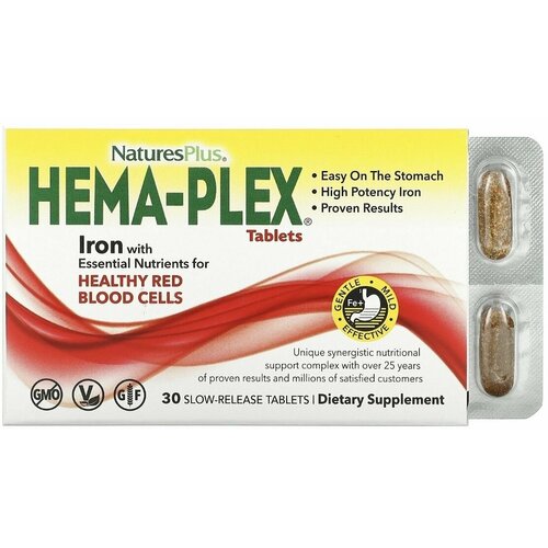 ������ ������ NaturesPlus, Hema-Plex, 30 �������� � ���������� �������������� ����