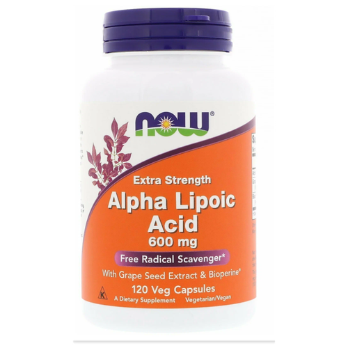 ������ ������ ������� NOW Alpha Lipoic Acid 600 ��, 140 �, 250 ��, 120 ��. ����
