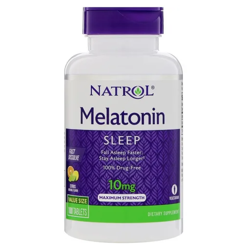 ������ ������ Melatonin Fast Dissolve ���., 10 ��, 100 ��., ���������� ����
