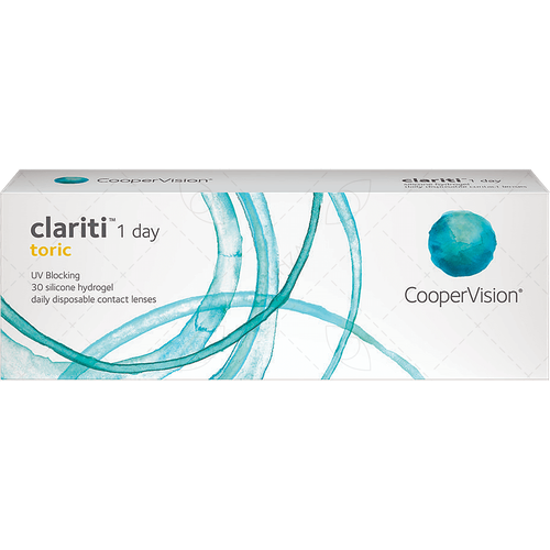 ������ ������ ����������� ���������� ����� CooperVision Clariti 1 day toric., 30 ��., R 8,6, D -1,25,�CYL:�-1,25,�A�:�170, 1 ��. ����