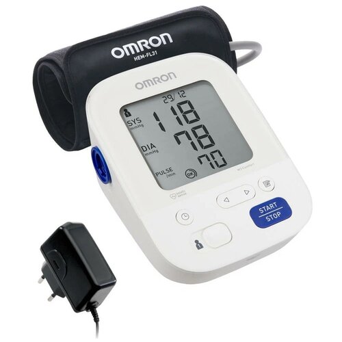 ������ ������ �������� Omron M3 Comfort + ������� + ������������� ������� (HEM-7155-ALRU) ����