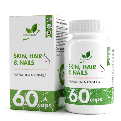 ������ ������ ������� NaturalSupp Skin, Hair, Nails, 100 �, 60 ��. ����