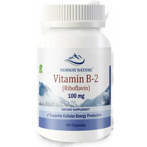 ������ ������ Norway Nature Vitamin B-2 Riboflavin 100 �� (������� �-2 ����������) 100 �������� (Norway Nature) ����