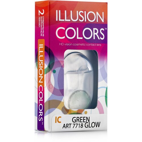 ������ ������ ���������� ����� ILLUSION �olors Glow, 2 ��., R 8,6, D -1,5, green ����