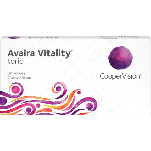 ������ ������ ���������� ����� CooperVision Avaira Vitality toric., 6 ��., R 8,5, D +2,�CYL:�-1,75,�A�:�30, 1 ��. ����