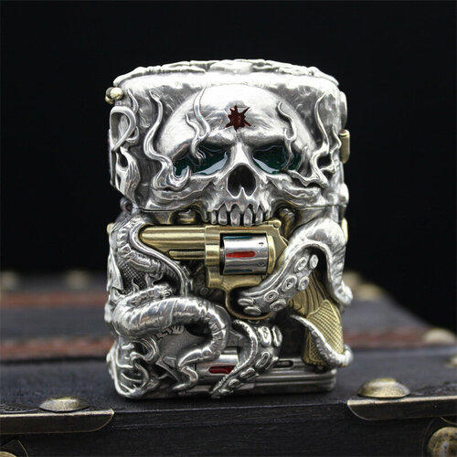 ������ ������ Zippo Skull Silver ����