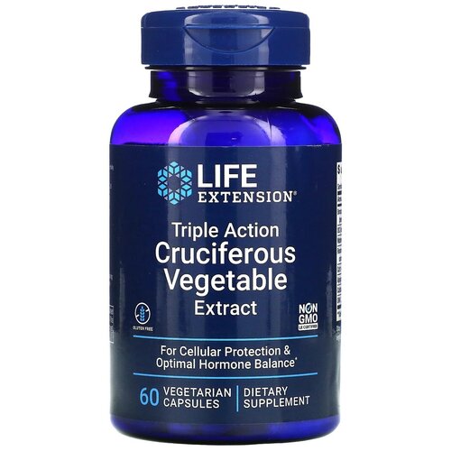 ������ ������ Life Extension Triple Action Cruciferous Vegetable Extract (�������� ������������� �������� �������� ��������) 60 ���. ������ ����