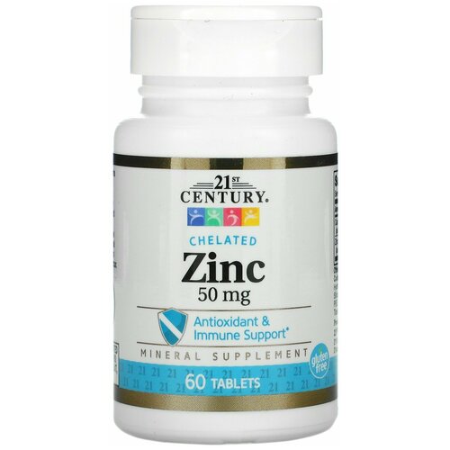 ������ ������ Zinc Chelated (�������� ����) 50 �� 60 �������� (21st Century) ����