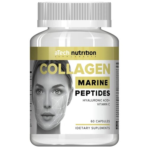 ������ ������ ������� aTech Nutrition Collagen Marine Peptides (Hyaluronic Acid  Vitamin C), 46 � ����