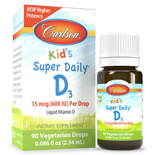 ������ ������ ������� Carlson Labs Baby's Super Daily D3 ��., 50 �, 2.5 ��, 400 ��, 90 ��. ����