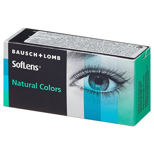 ������ ������ ���������� ����� Bausch & Lomb SofLens Natural Colors, 2 ��., R 8,7, D -1, indigo ����
