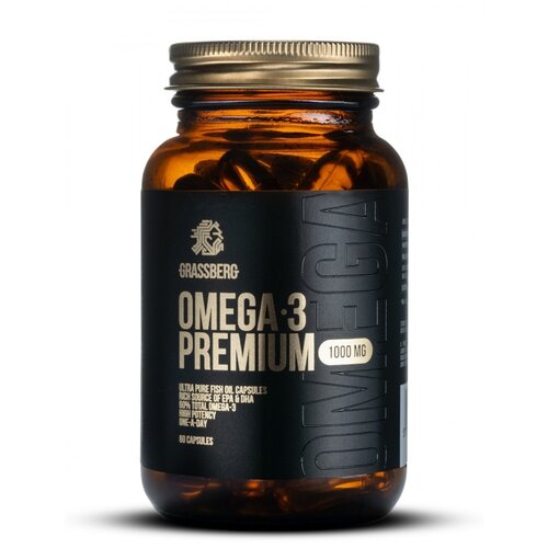 ������ ������ Grassberg Omega 3 Premium ����., 1000 ��, 225 �, 60 ��. ����