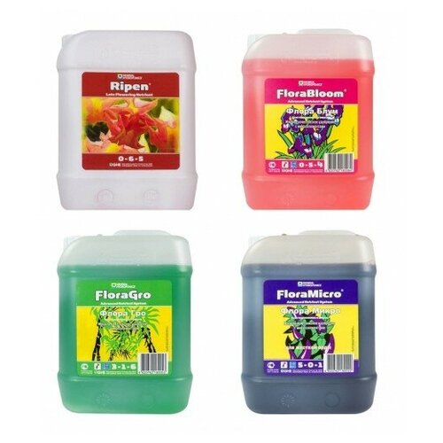 ������ ������ �������� ��������� Flora Series HW + Ripen 4*5L ����