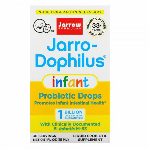 ������ ������ Jarrow Formulas, Jarro-Dophilus, ��� ���������, ���������� � ������, 1 �������� ����� ��������, 15 �� (0,51 ����. �����) ����