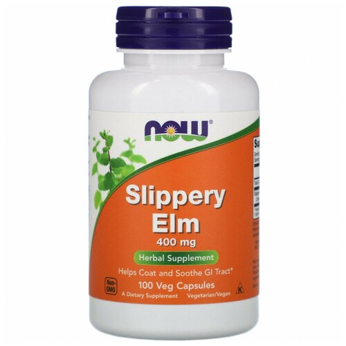 ������ ������ NOW Slippery Elm 400 mg - ��������� ��� 100 �������������� ������ ����