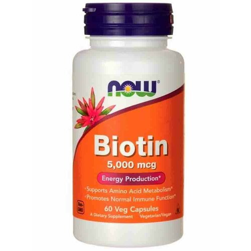 ������ ������ NOW �������� ������ B NOW Biotin 5000 ��� 60 ����. ����