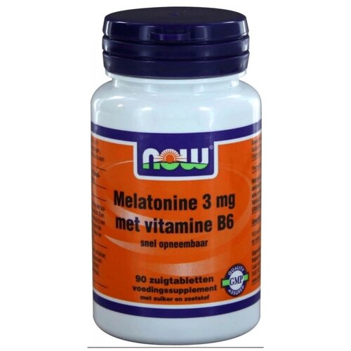 ������ ������ �������� NOW Melatonin 3 �� + B6, 90 ��. ����
