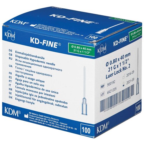 ������ ������ ���� ������������ 21G (0,8�40 ��) KD-Fine 100��./��. ����