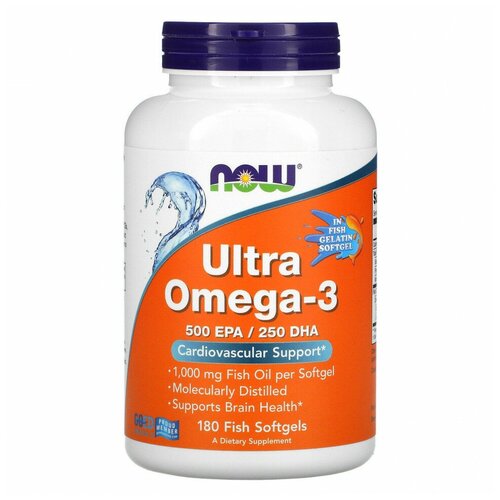 ������ ������ NOW Foods Ultra Omega-3 500 EPA/250 DHA 180 ������ ����