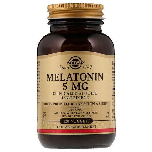 ������ ������ �������� SOLGAR Melatonin 5 ��, 5 ��, 120 ��. ����