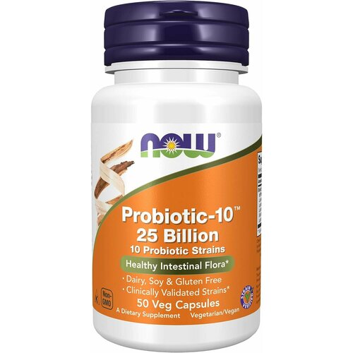 ������ ������ NOW Probiotic-10 25 Billion 50 ���� / ��� ���������-10 25 ���� 50 ����� ����