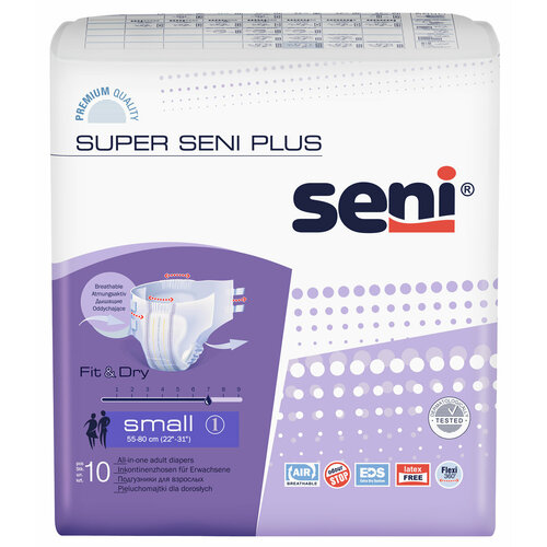 ������ ������ ���������� ��� �������� Super Seni PLUS small (������ 55-80 ��) 10 ��. ����
