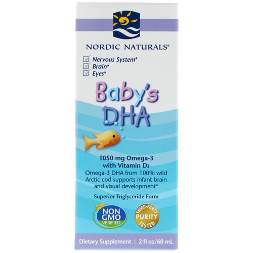 ������ ������ ����� Nordic Naturals Baby's DHA, 230 �, 60 �� ����