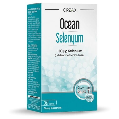 ������ ������ Selenyum/����� 100mg, Orzax Ocean, 30 �������� ����
