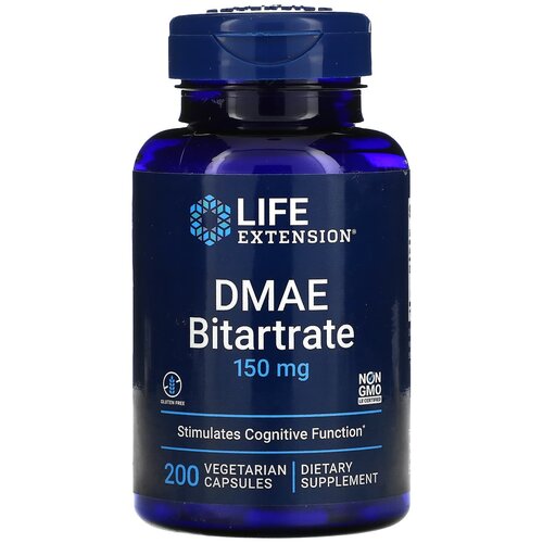 ������ ������ ������� Life Extension DMAE Bitartrate, 110 �, 150 ��, 200 ��. ����