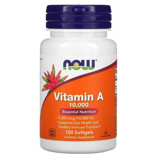 ������ ������ NOW Foods Vitamin A 10 000 IU 100 ������ ����