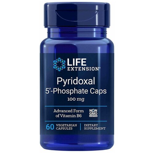 ������ ������ Life Extension, Pyridoxal 5'-Phosphate Caps, 100 mg, 60 Vegetarian Capsules ����