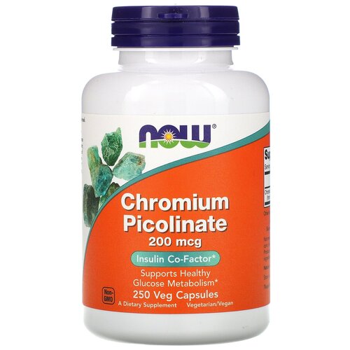 ������ ������ ������� NOW Chromium Picolinate, 190 �, 100 ��, 200 ���, 250 ��. ����