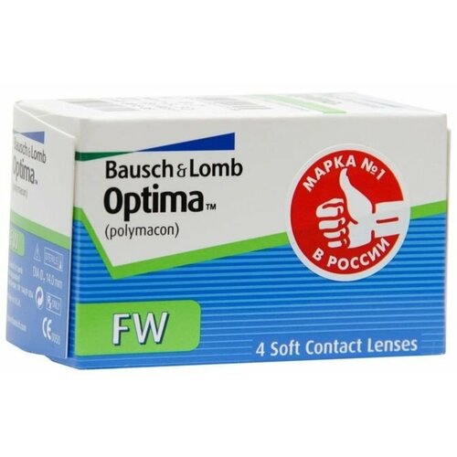 ������ ������ ���������� ����� Bausch & Lomb Optima FW, 4 ��., R 8,7, D -8,5 ����