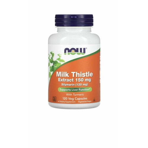 ������ ������ �������� ���������� ��������� NOW Milk Thistle Extract 150 mg Silymarin (120 mg) 120 ������ ����