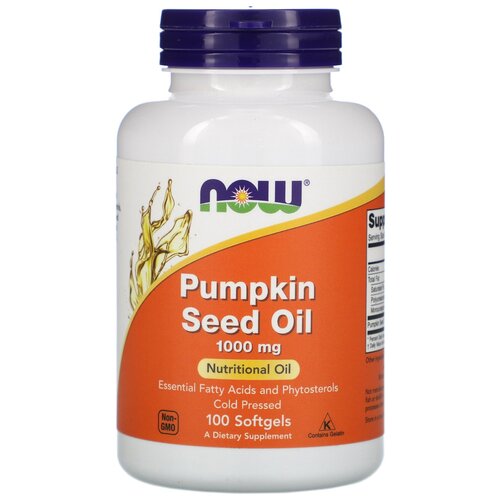 ������ ������ ������� NOW Pumpkin Seed Oil 1000 ��, 210 �, 1000 ��, 100 ��. ����