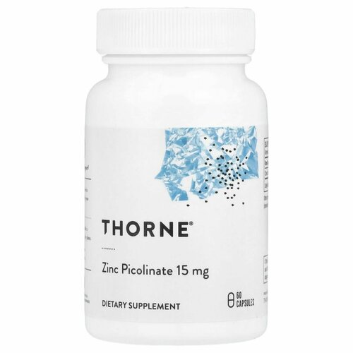 ������ ������ Thorne Research, ���� ���������, Zinc Picolinate 15 mg, 60 ������ ����